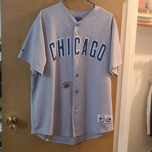 Chicago Cubs Majestic WOOD jersey xl